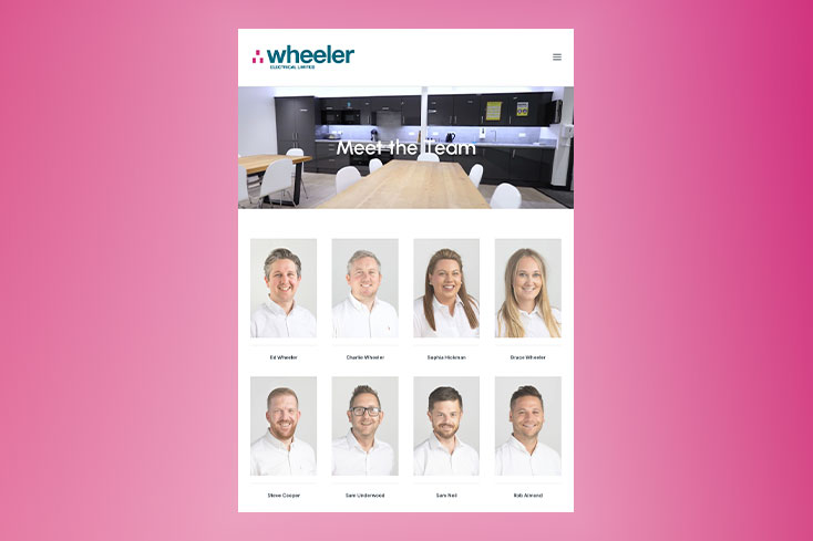 Nifty Bear Web Design - Portfolio - Wheeler Electrical 3